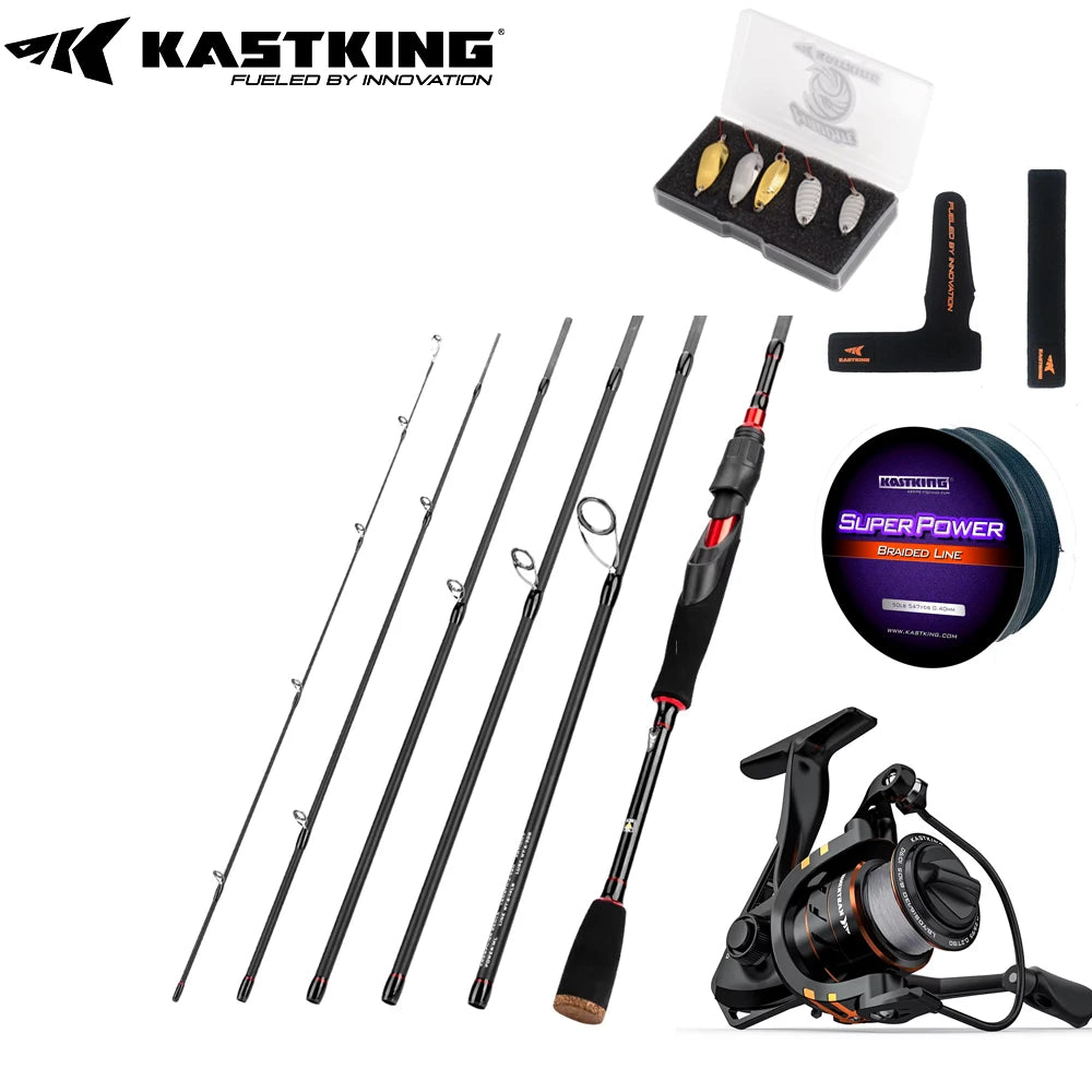 KastKing Spinning Reel & Rod Combo w/ Braided line