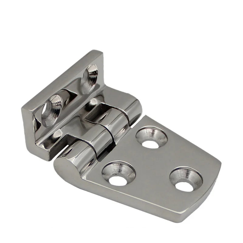 2Pcs Stainless 316 Flush Mount Boat Hinges - 54mm or 66mm