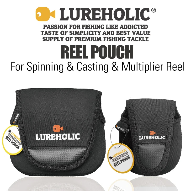 Lureholic Thick Neoprene Reel Pouch - Keep your Reel protected