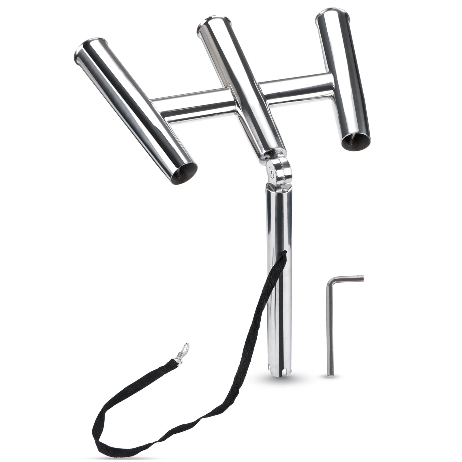 Stainless Steel Triple Rod Holder