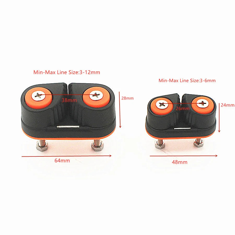2 Sizes - Composite Cam Cleat - Breaking load 350kgs