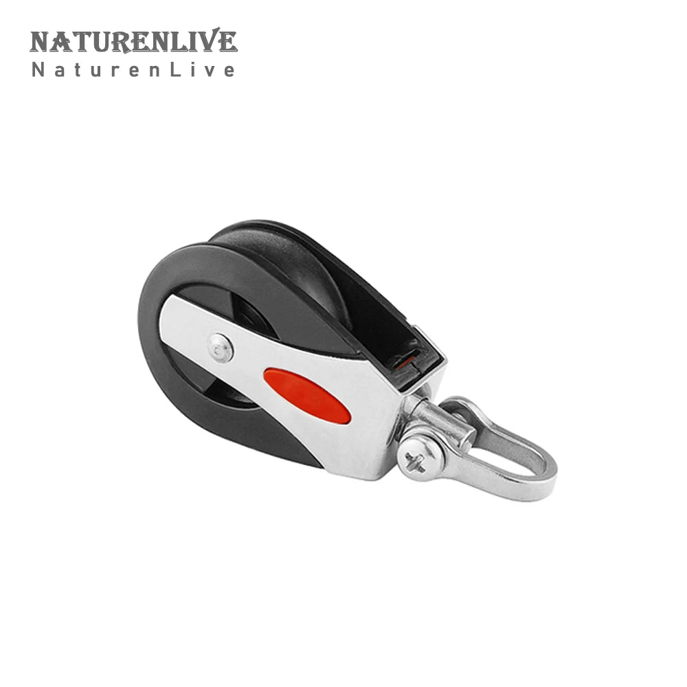 316 SS Swivel Nylon Pulley - 1/2/4/6/8Pcs
