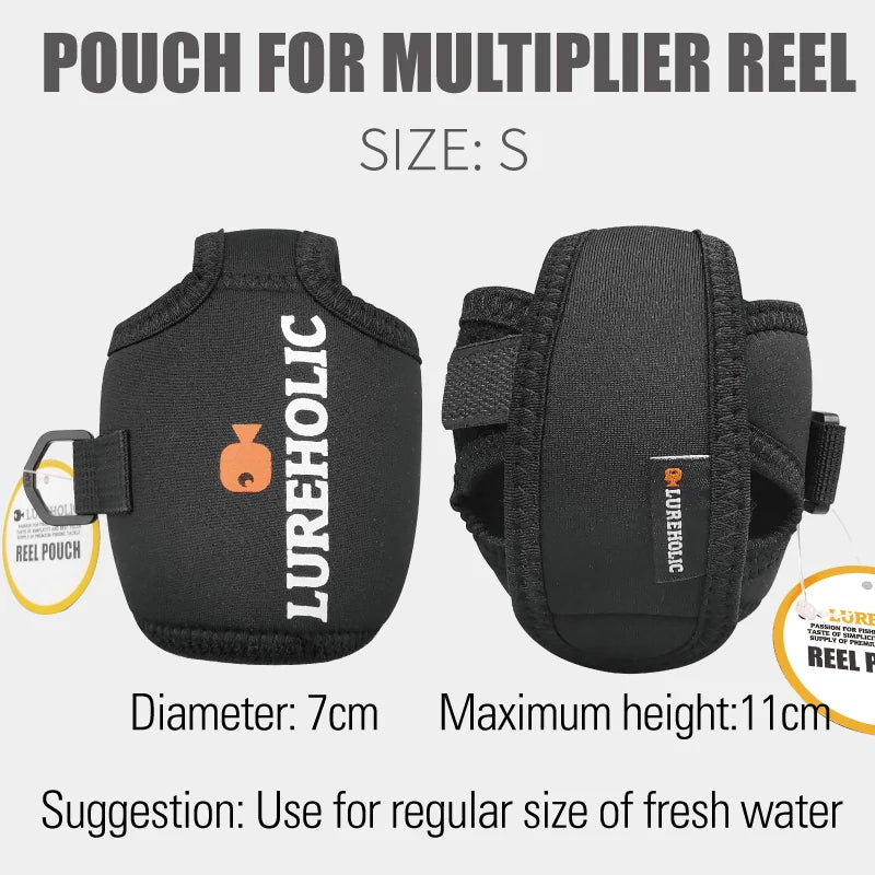 Lureholic Thick Neoprene Reel Pouch - Keep your Reel protected
