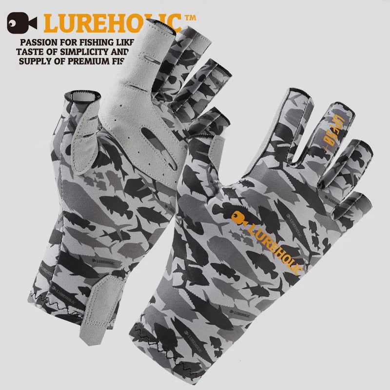Lureholic Anti-Slip Extreme Fishing Gloves