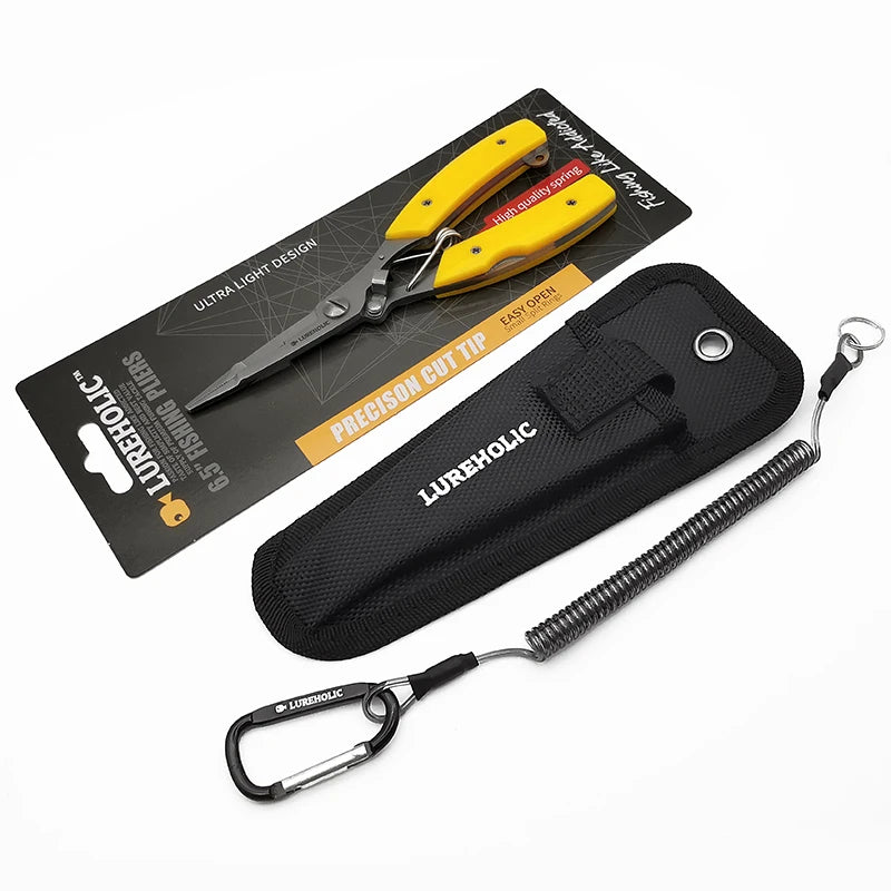 Lureholic Fishing Mini Pliers - For gripping + Cutting - Combo available