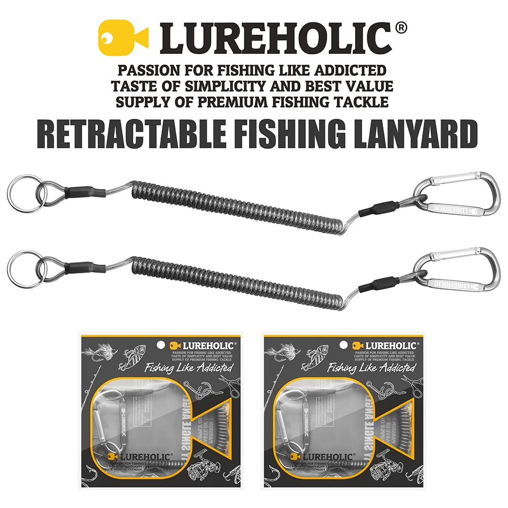 Lureholic 25cm~100cm Fishing Lanyards