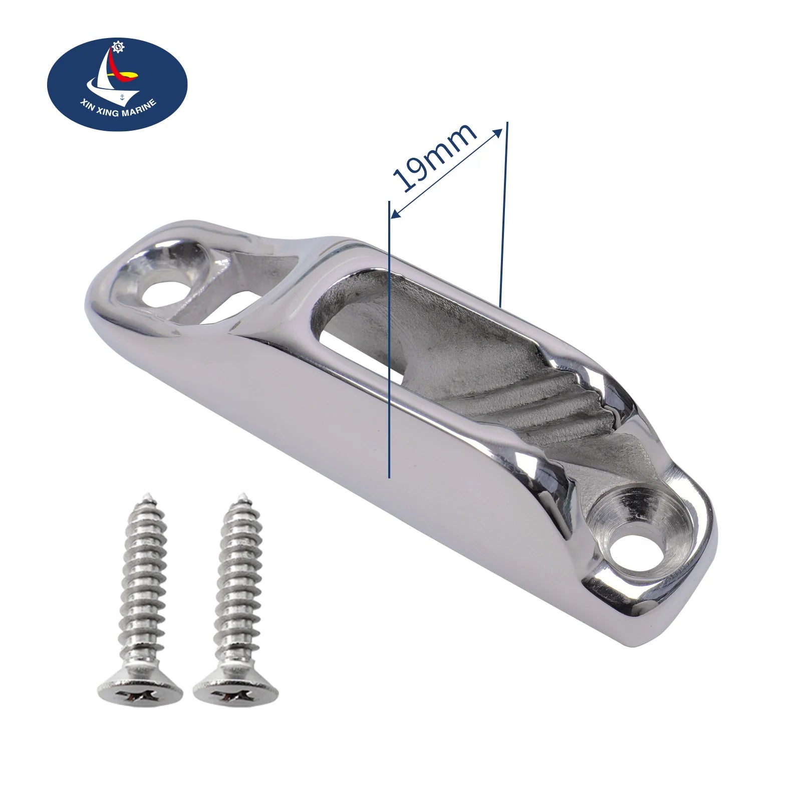 1Pc Jamb/Clam/V Cleat - 316 Stainless