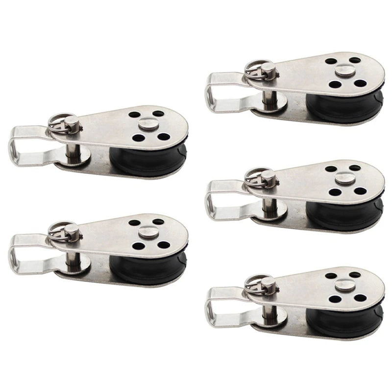 25mm Nylon Pulley w/ Stainless - 5 Pieces