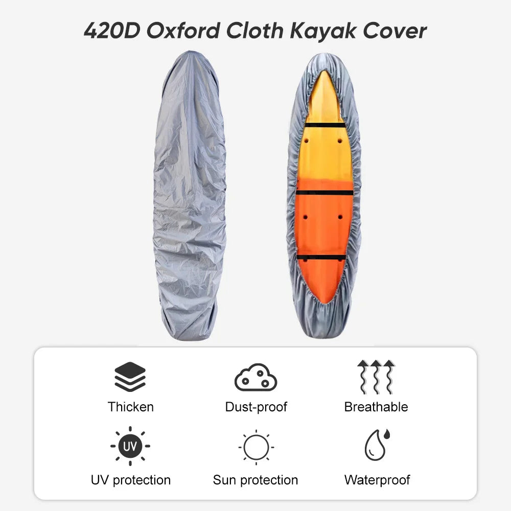 Waterproof UV-Proof Kayak Cover Heavy Duty