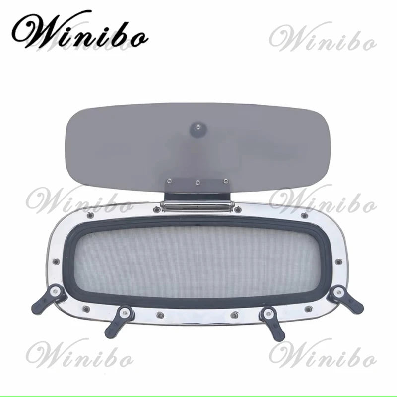 Ultra-thin Type Rectangle Porthole w/ Mosquito Screen