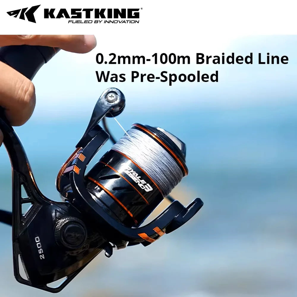 KastKing Spinning Reel & Rod Combo w/ Braided line