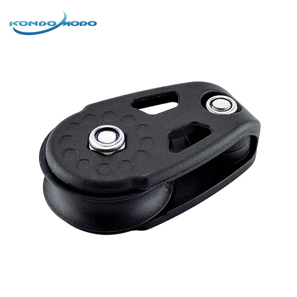 55mm Pulley - Black Nylon with Stainless Ball Bearings