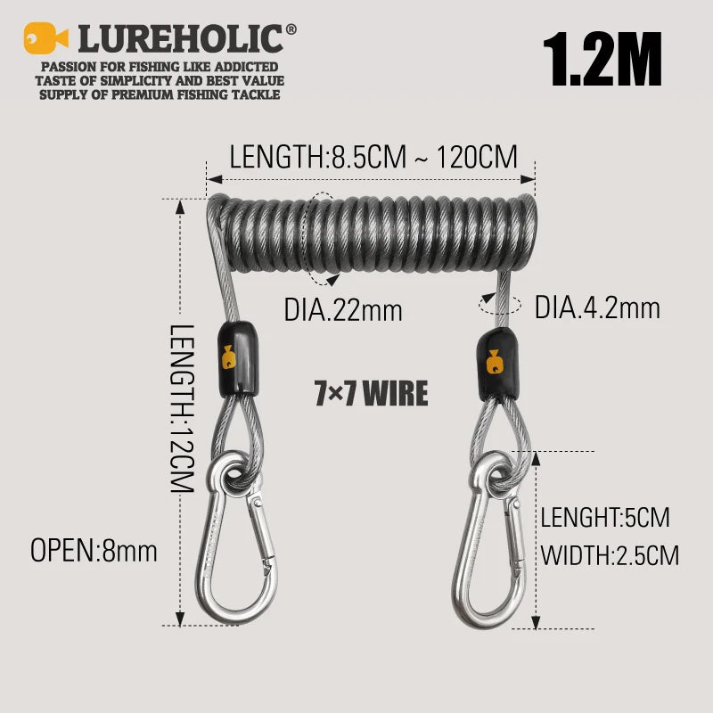 Heavy-Duty Lanyard with SS Carabiners