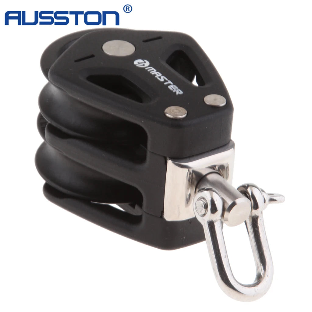 35mm Double Pulley Bearing Block with SS Swivel