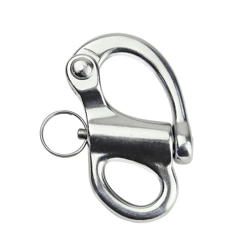 Fixed SS Snap Shackle with Quick Release Pin
