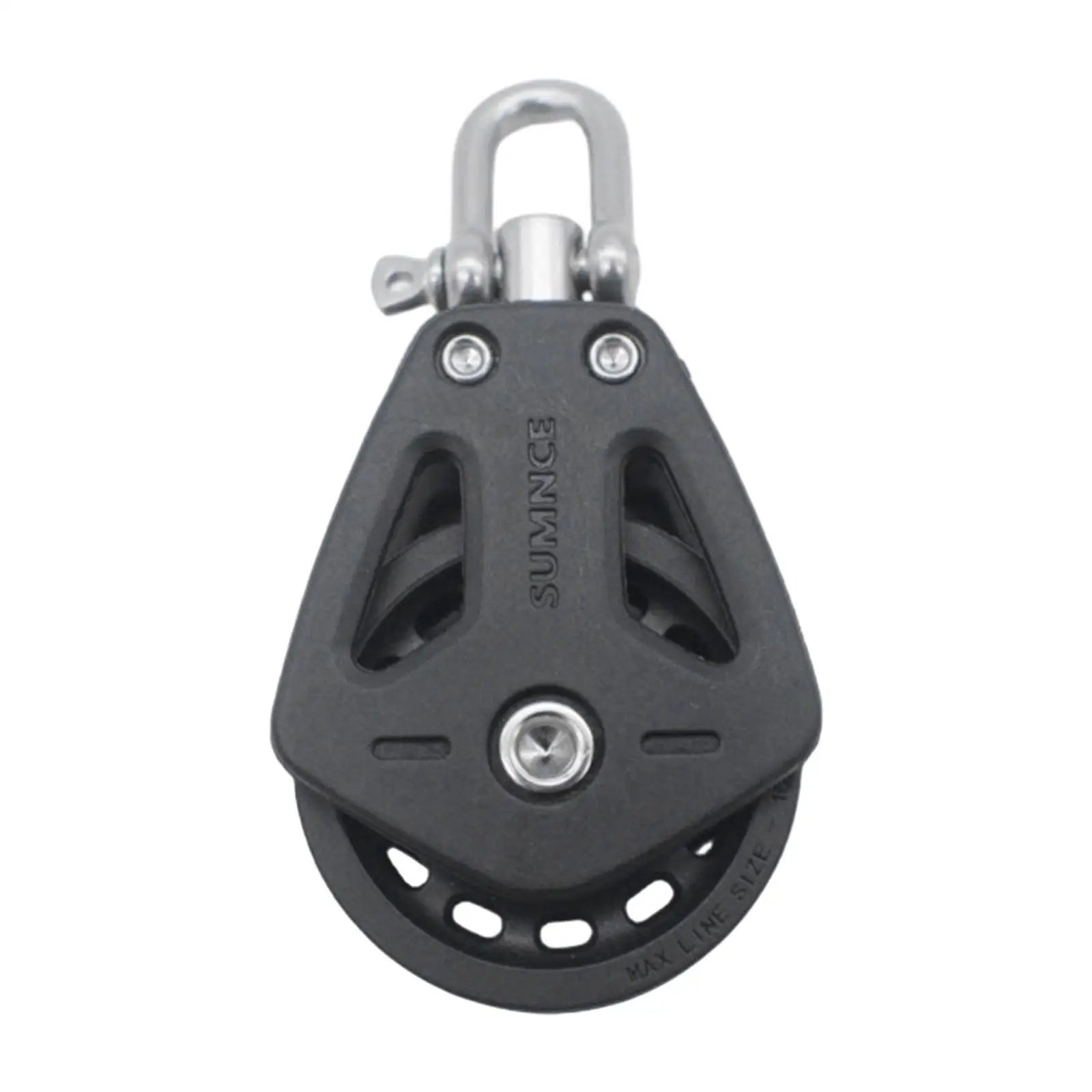 92x52mm Swivel Pulley/Block - Stainless fittings