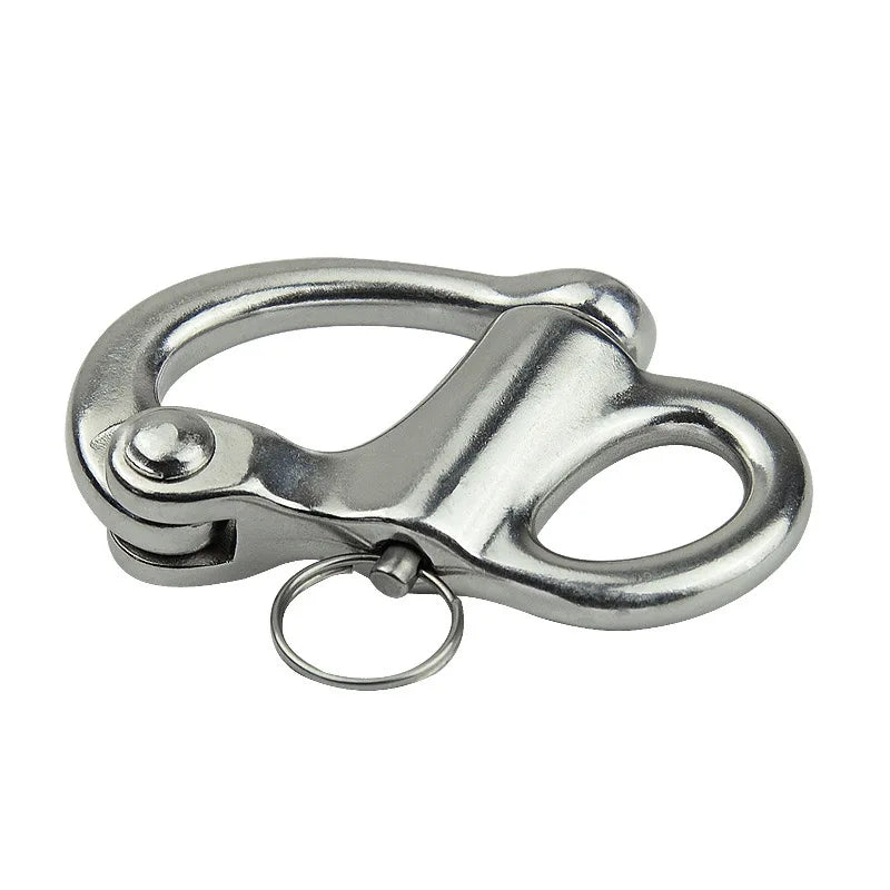 Fixed SS Snap Shackle with Quick Release Pin