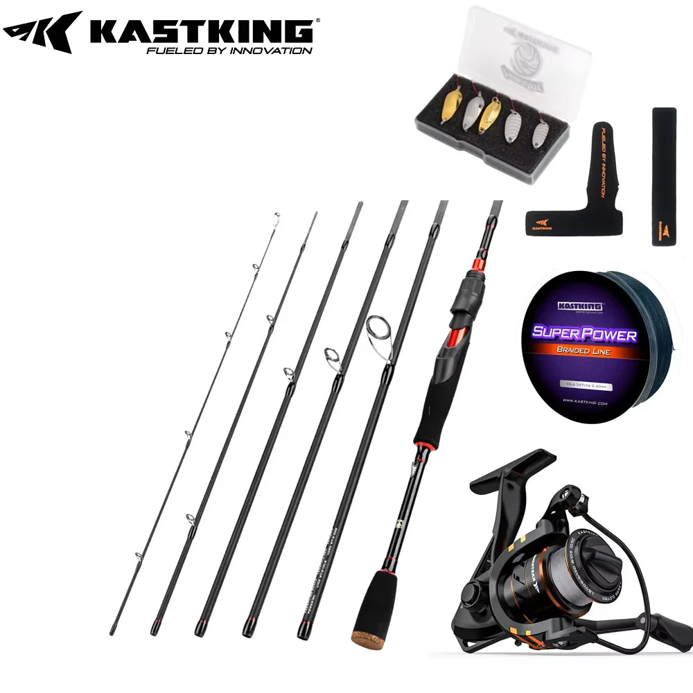 KastKing Spinning Reel & Rod Combo w/ Braided line