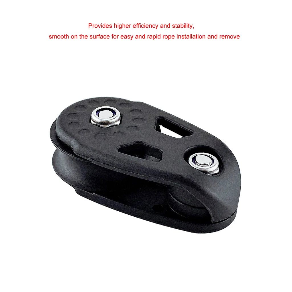 55mm Pulley - Black Nylon with Stainless Ball Bearings
