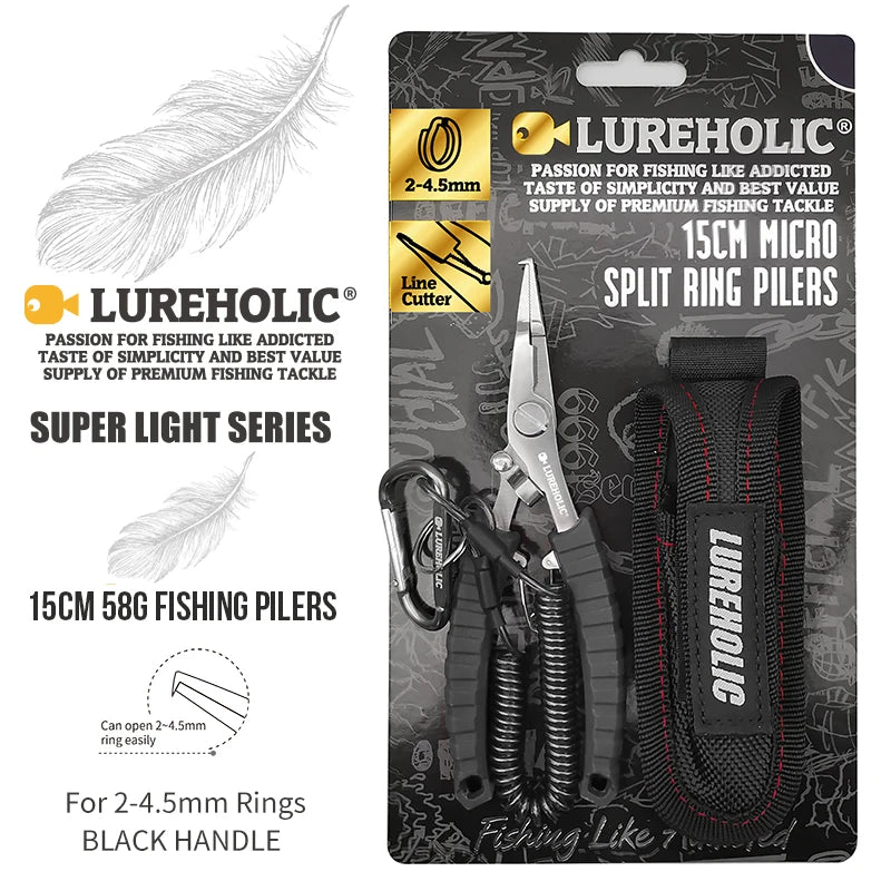 Split Ring Pliers w/ Bag & Lanyard