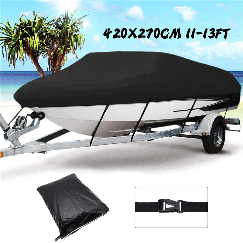 Speed/Power Boat Cover 11- 22FT - Heavy Duty & Waterproof