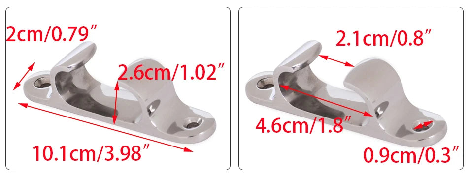 4in Dock Cleat - Stainless