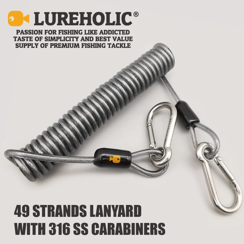 Heavy-Duty Lanyard with SS Carabiners