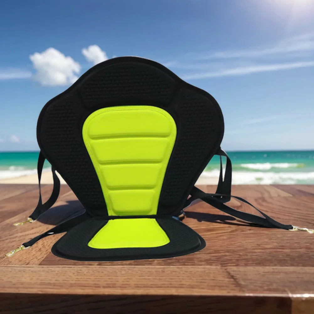 Paddle Board Seat Adjustable Kayak Seat Padded Canoe Backrest Seat with Detachable Storage Bag for Kayaks Rowboats Fishing Boats