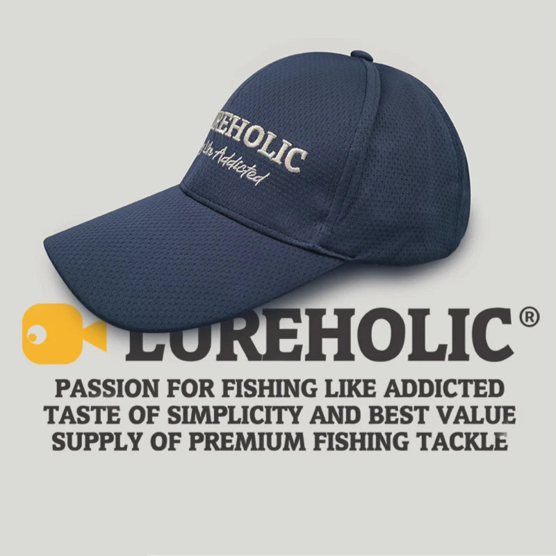 Lureholic 3D Mesh Fabric Fishing Cap - Keep Cool, Stay Cool