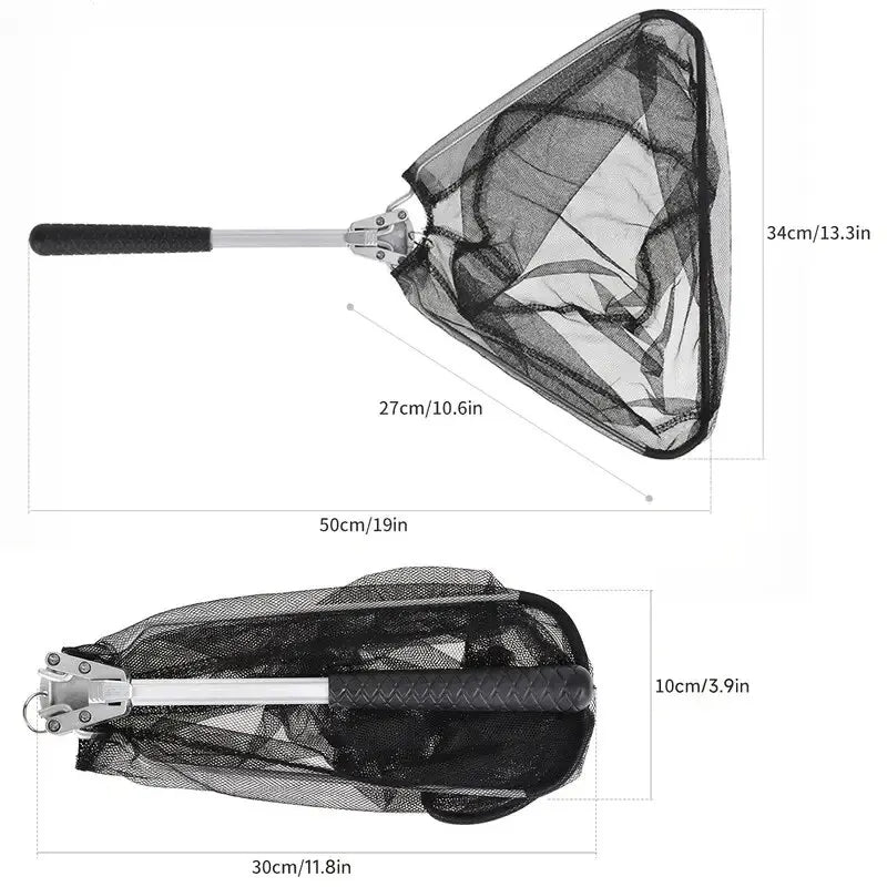 Heavy Duty Folding Fishing Landing Net