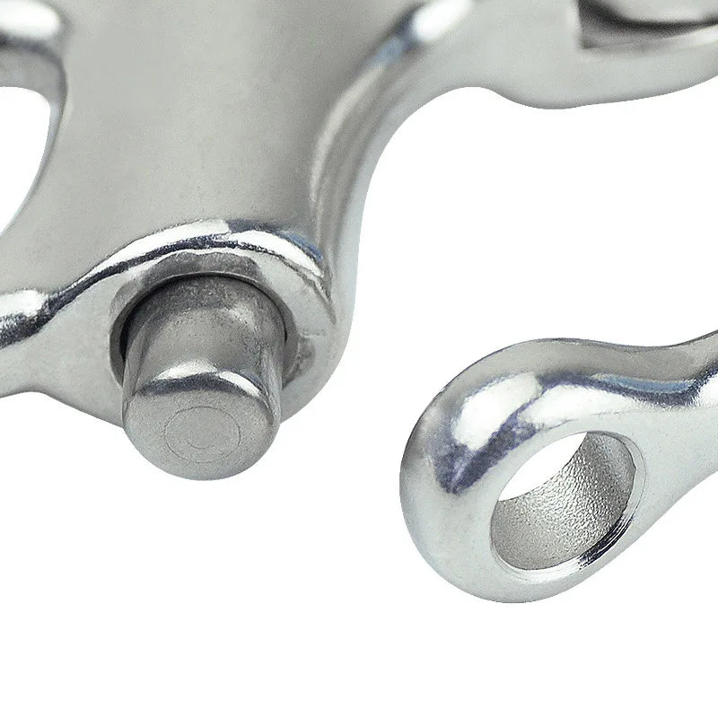 Fixed SS Snap Shackle with Quick Release Pin