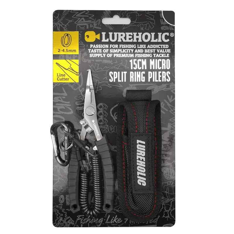 Split Ring Pliers w/ Bag & Lanyard