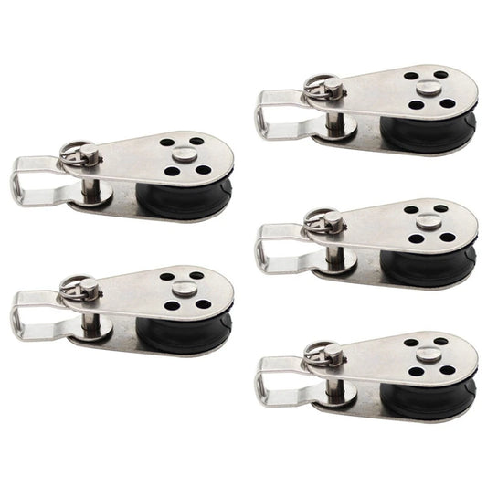 25mm Nylon Pulley w/ Stainless - 5 Pieces