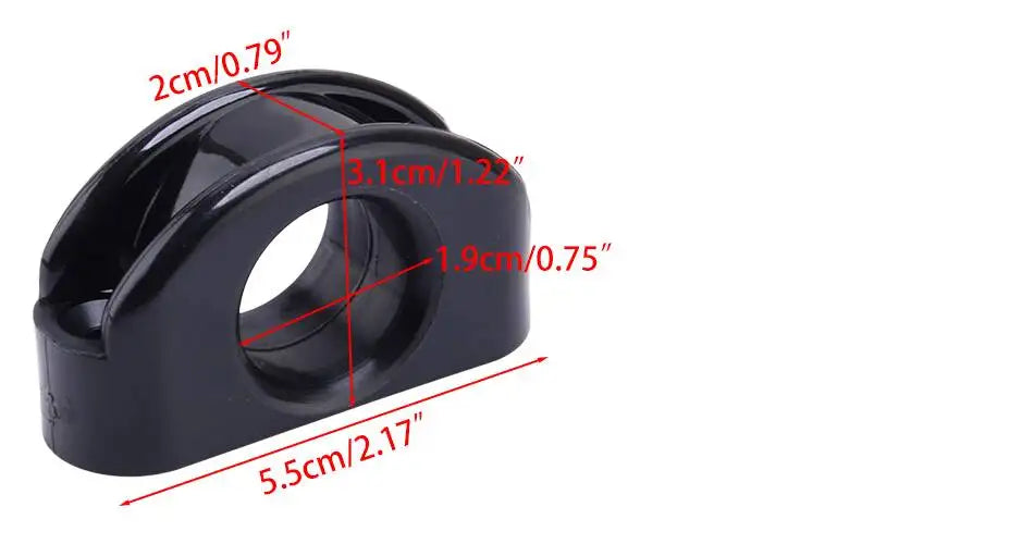 2Pcs Nylon Fairlead - Deck mountable