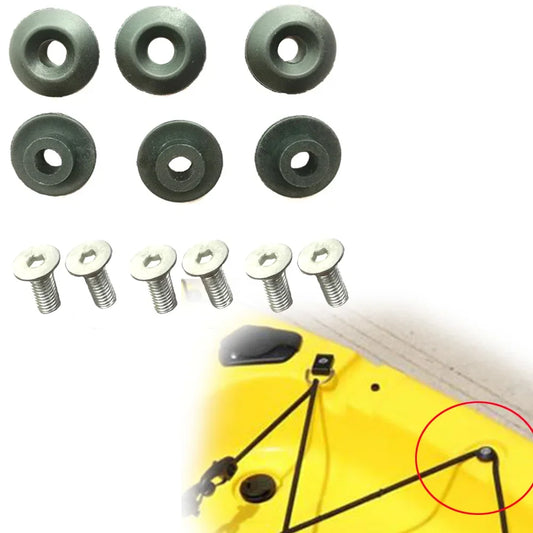 Round Kayak Rigging Guides - 6Pcs